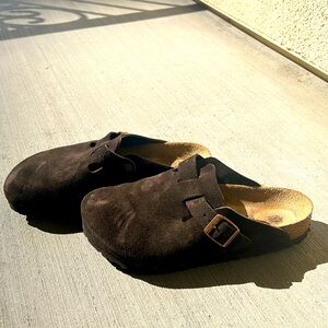 Birkenstock Boston Soft Footbed Mocha Size 39 (8-8.5)